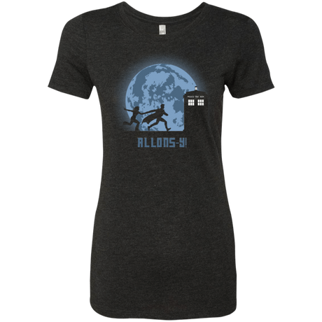 T-Shirts Vintage Black / Small Allons y! Women's Triblend T-Shirt