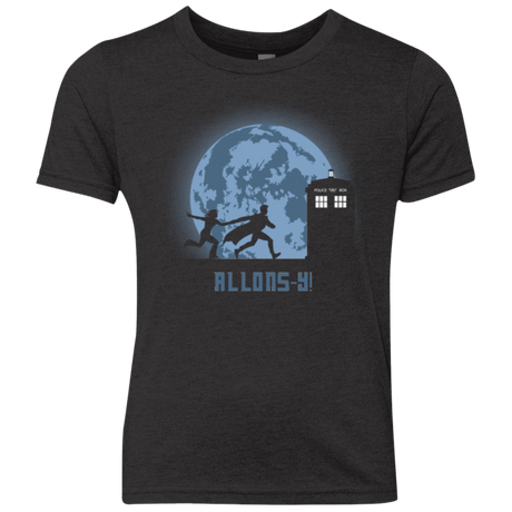 T-Shirts Vintage Black / YXS Allons y! Youth Triblend T-Shirt