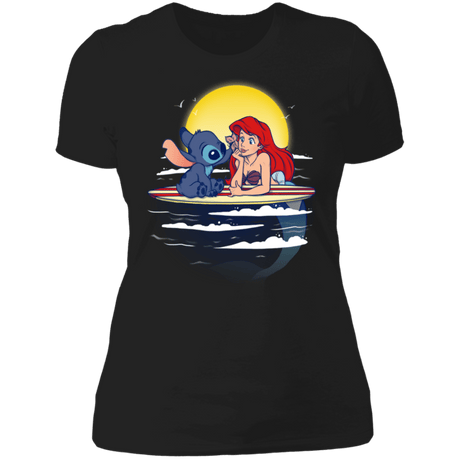 T-Shirts Black / X-Small Aloha Mermaid Women's Premium T-Shirt