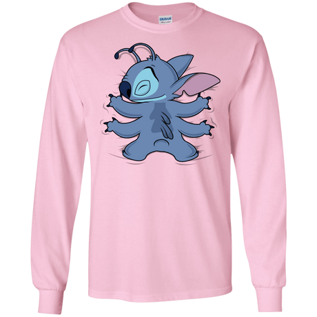 T-Shirts Light Pink / S Alohug Men's Long Sleeve T-Shirt