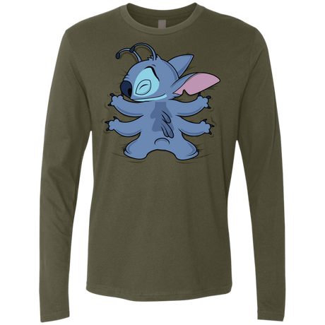 T-Shirts Military Green / S Alohug Men's Premium Long Sleeve