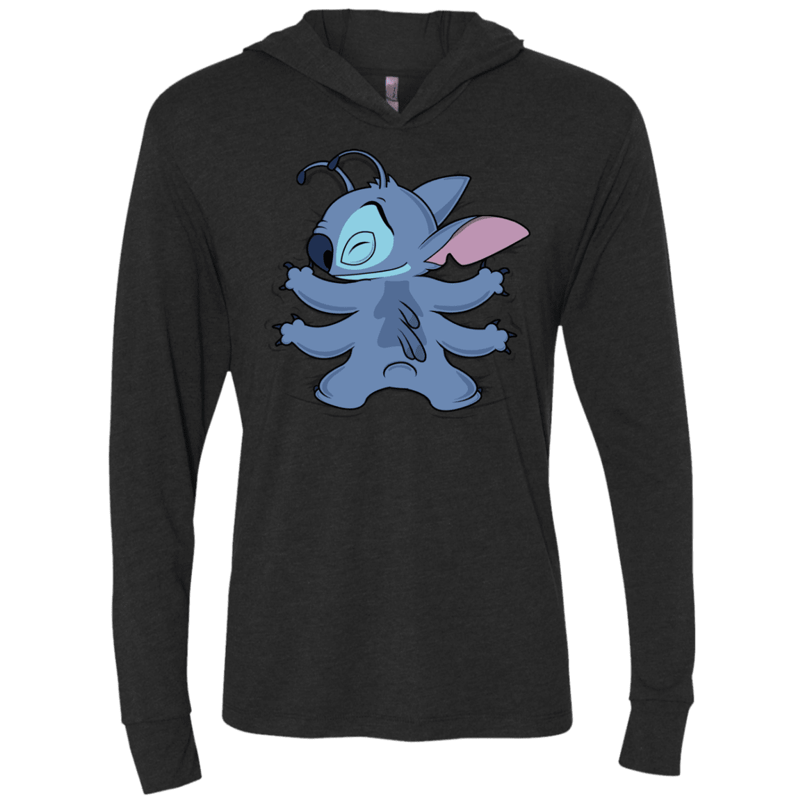 T-Shirts Vintage Black / X-Small Alohug Triblend Long Sleeve Hoodie Tee