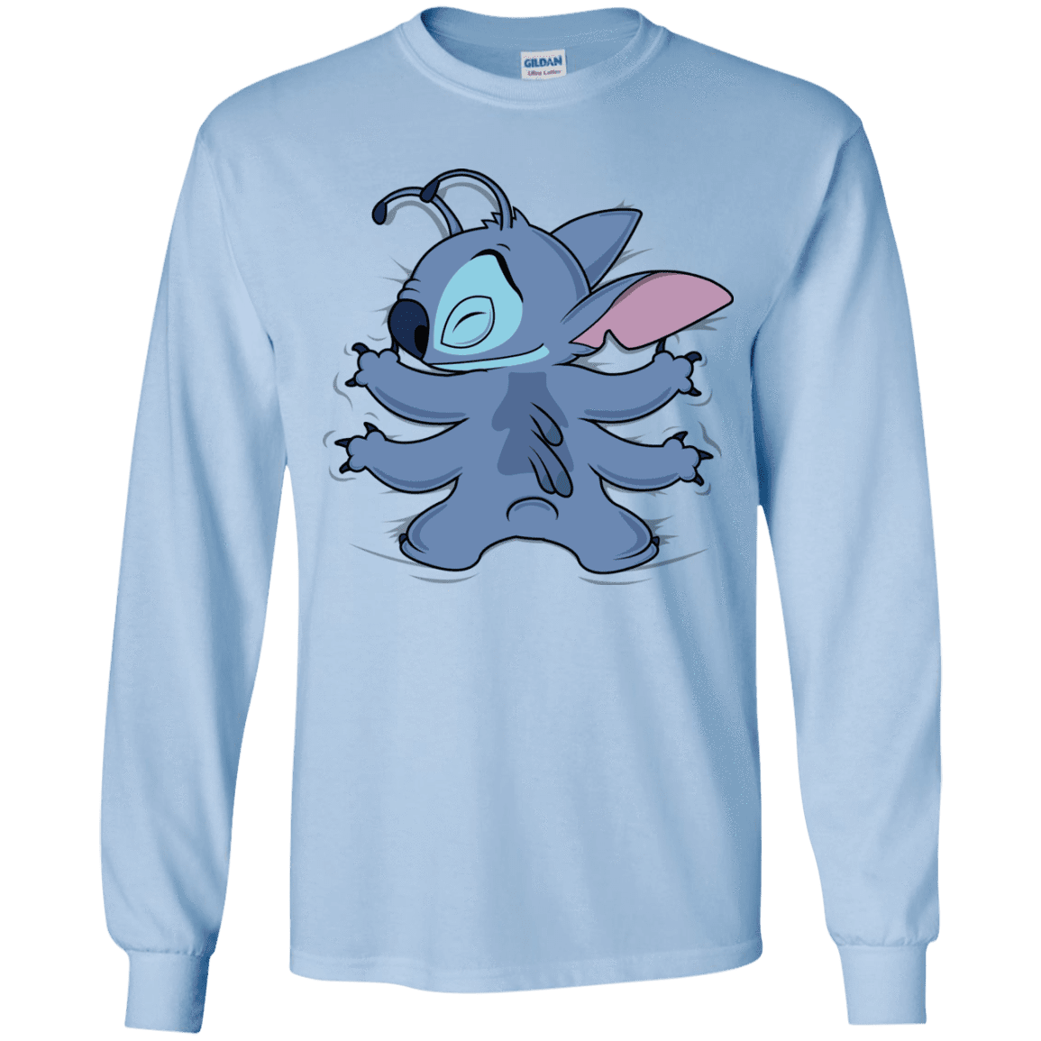 T-Shirts Light Blue / YS Alohug Youth Long Sleeve T-Shirt