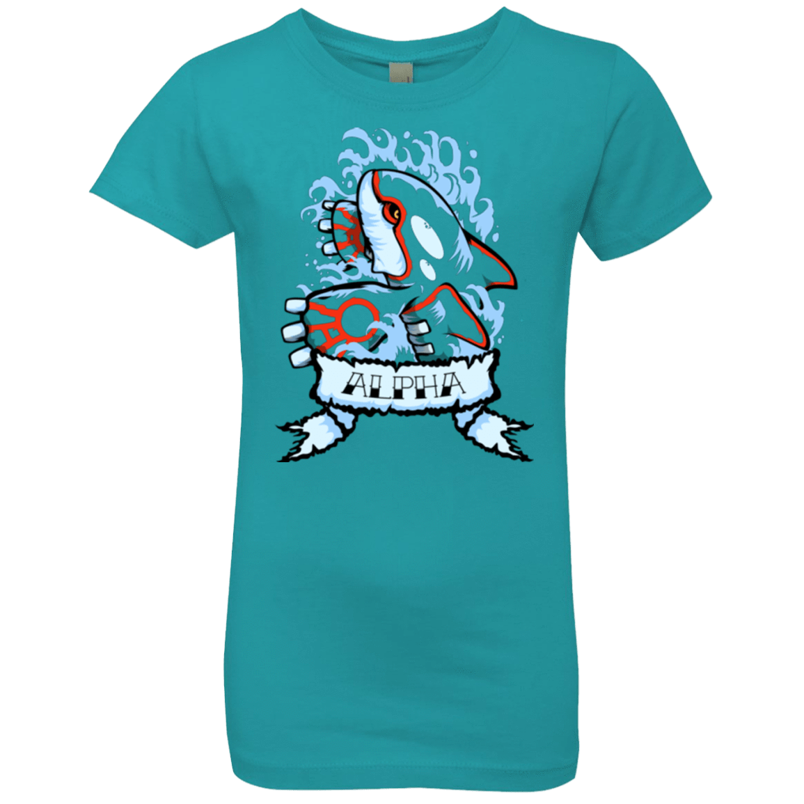 T-Shirts Tahiti Blue / YXS Alpha Girls Premium T-Shirt