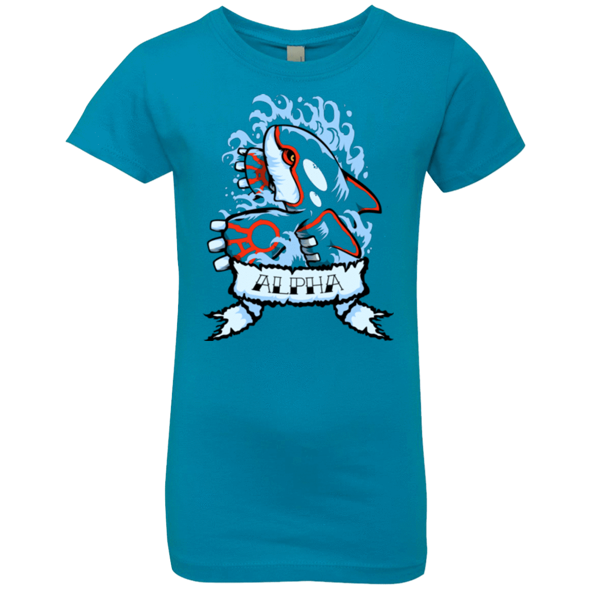 T-Shirts Turquoise / YXS Alpha Girls Premium T-Shirt