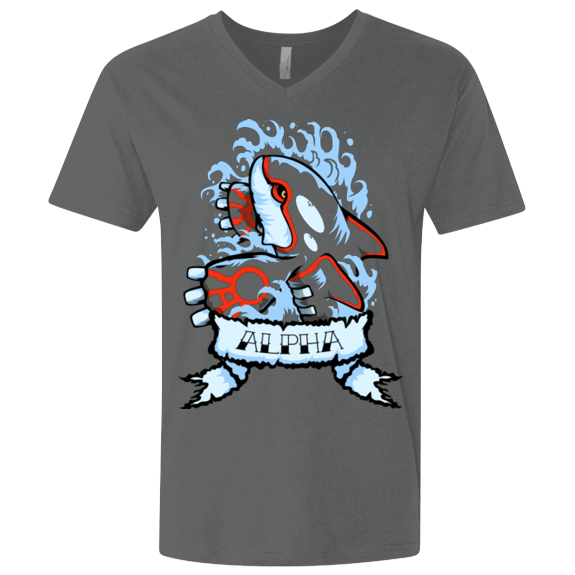 T-Shirts Heavy Metal / X-Small Alpha Men's Premium V-Neck