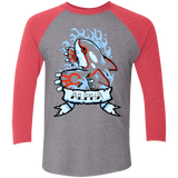 T-Shirts Premium Heather/ Vintage Red / X-Small Alpha Men's Triblend 3/4 Sleeve