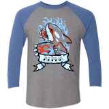 T-Shirts Premium Heather/ Vintage Royal / X-Small Alpha Men's Triblend 3/4 Sleeve