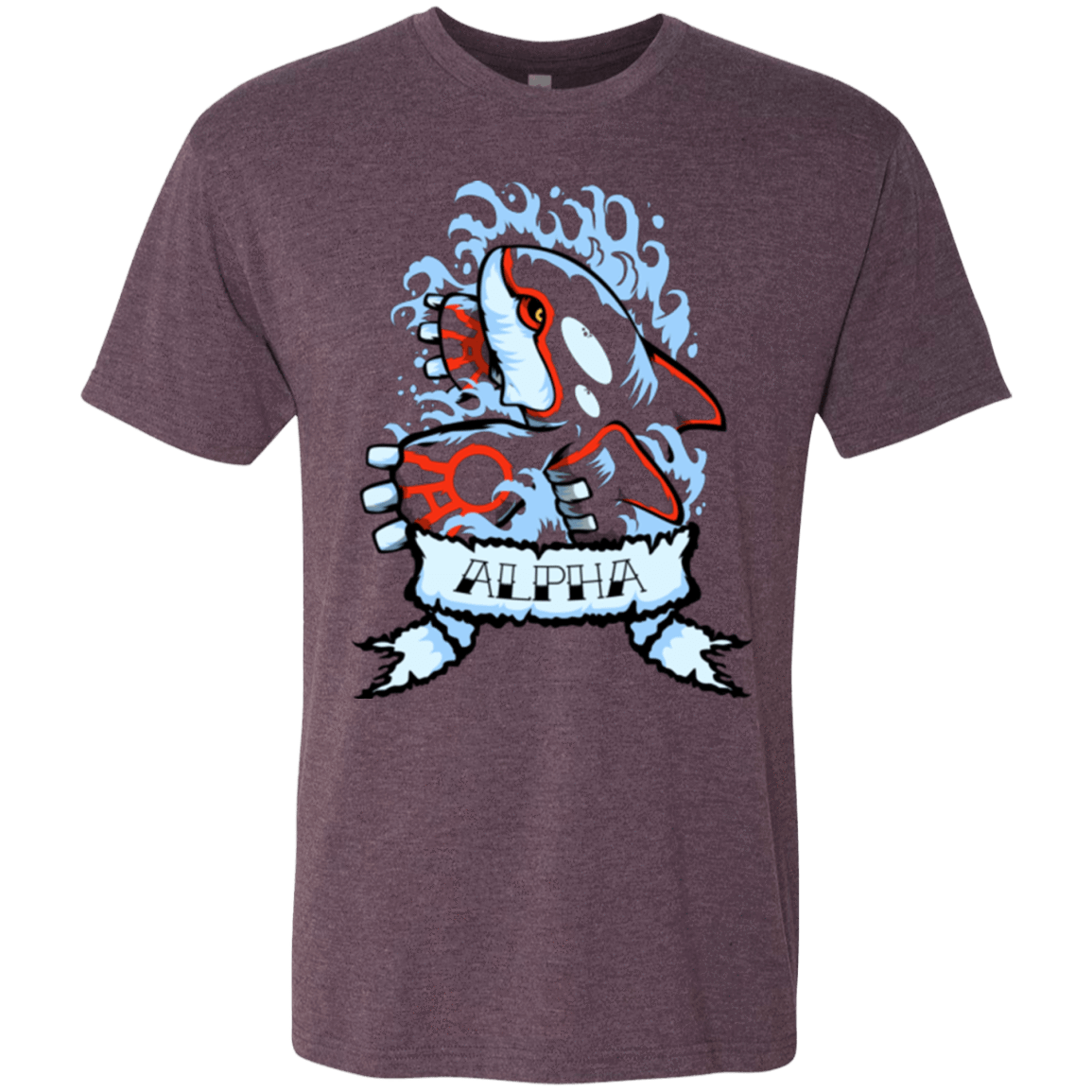 T-Shirts Vintage Purple / Small Alpha Men's Triblend T-Shirt
