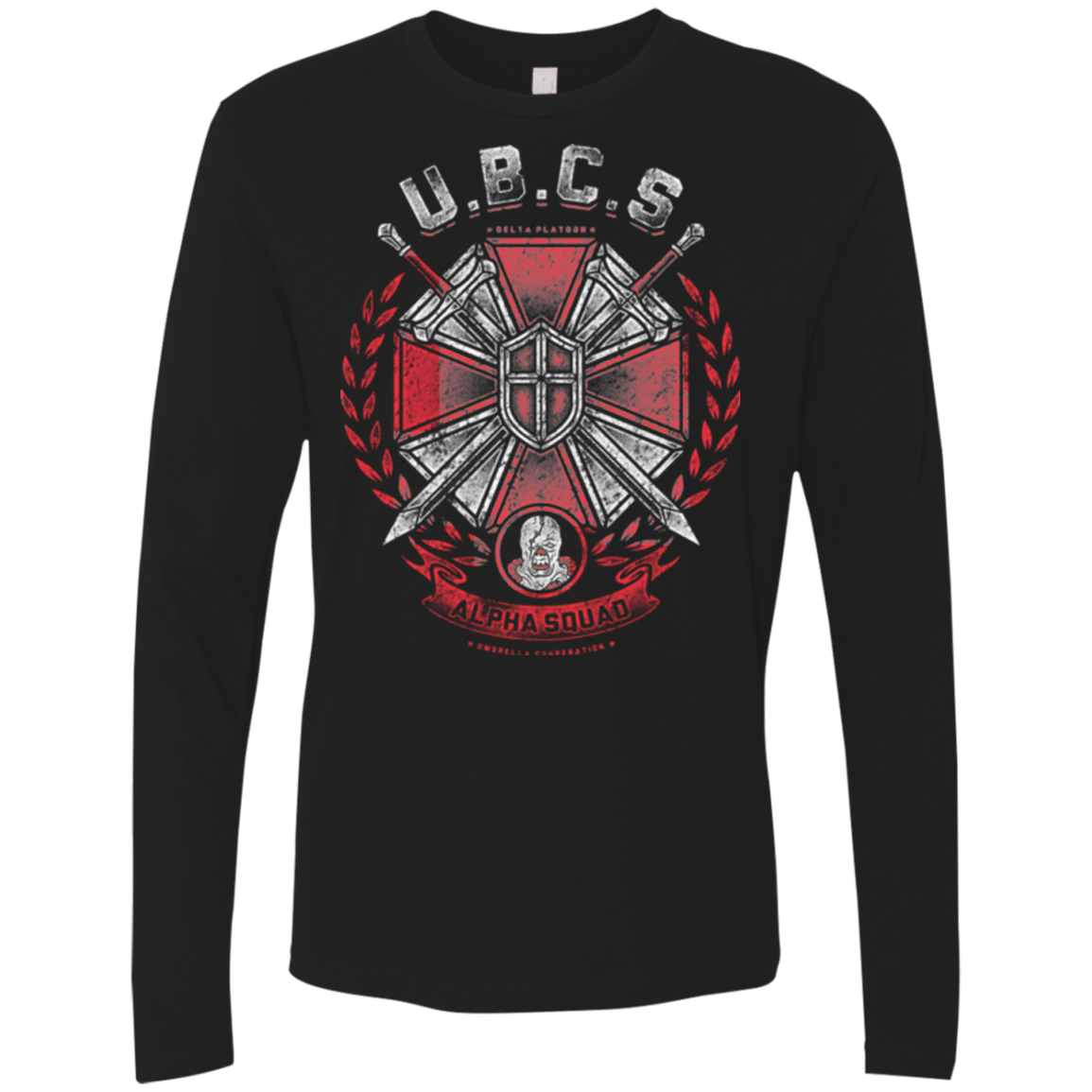 T-Shirts Black / Small ALPHA SQUAD Men's Premium Long Sleeve