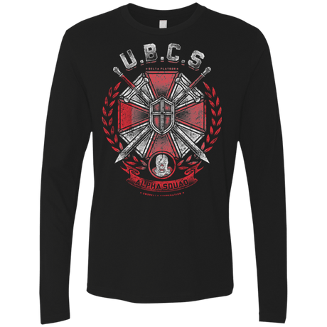 T-Shirts Black / Small ALPHA SQUAD Men's Premium Long Sleeve