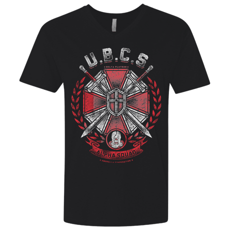 T-Shirts Black / X-Small ALPHA SQUAD Men's Premium V-Neck