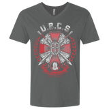 T-Shirts Heavy Metal / X-Small ALPHA SQUAD Men's Premium V-Neck