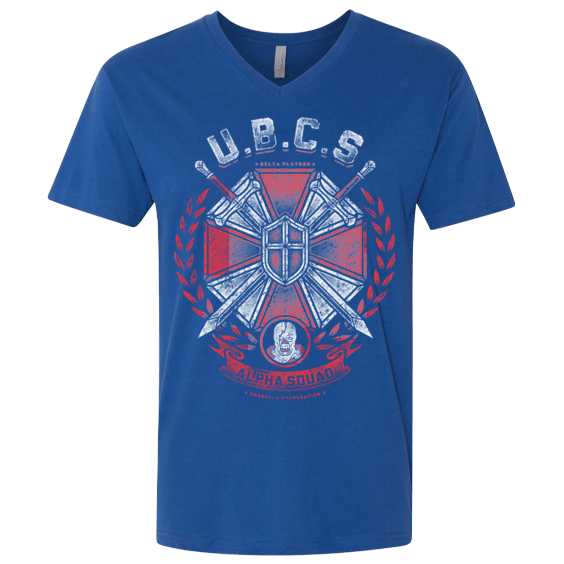 T-Shirts Royal / X-Small ALPHA SQUAD Men's Premium V-Neck