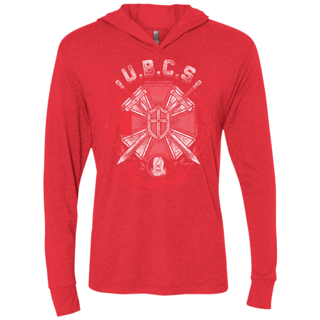 T-Shirts Vintage Red / X-Small ALPHA SQUAD Triblend Long Sleeve Hoodie Tee