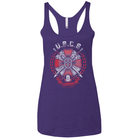 T-Shirts Purple / X-Small ALPHA SQUAD Women's Triblend Racerback Tank