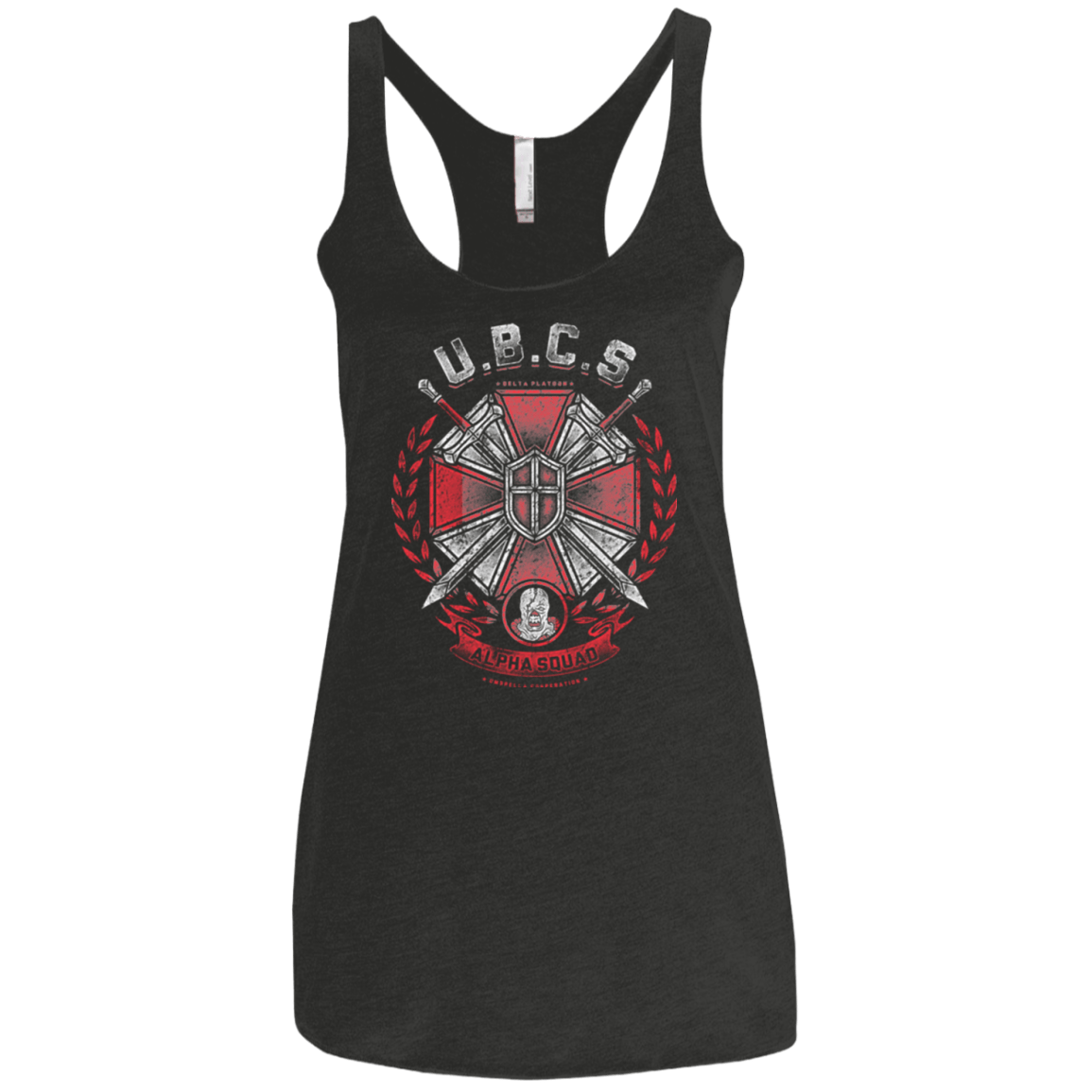 T-Shirts Vintage Black / X-Small ALPHA SQUAD Women's Triblend Racerback Tank
