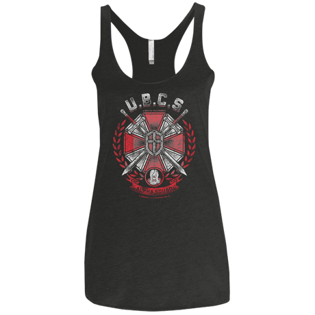 T-Shirts Vintage Black / X-Small ALPHA SQUAD Women's Triblend Racerback Tank