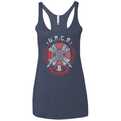 T-Shirts Vintage Navy / X-Small ALPHA SQUAD Women's Triblend Racerback Tank