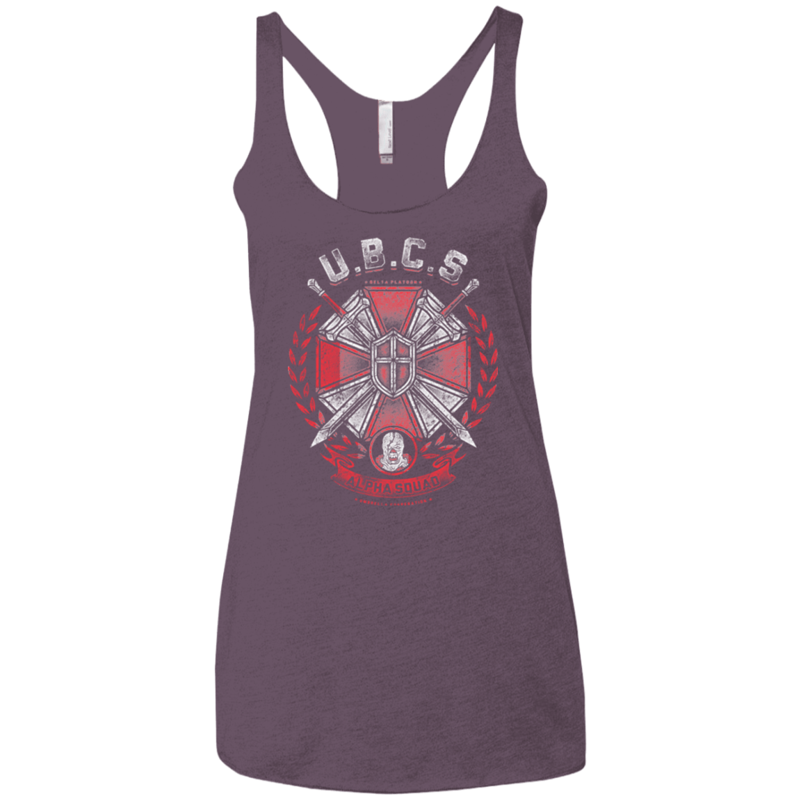 T-Shirts Vintage Purple / X-Small ALPHA SQUAD Women's Triblend Racerback Tank