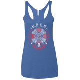 T-Shirts Vintage Royal / X-Small ALPHA SQUAD Women's Triblend Racerback Tank