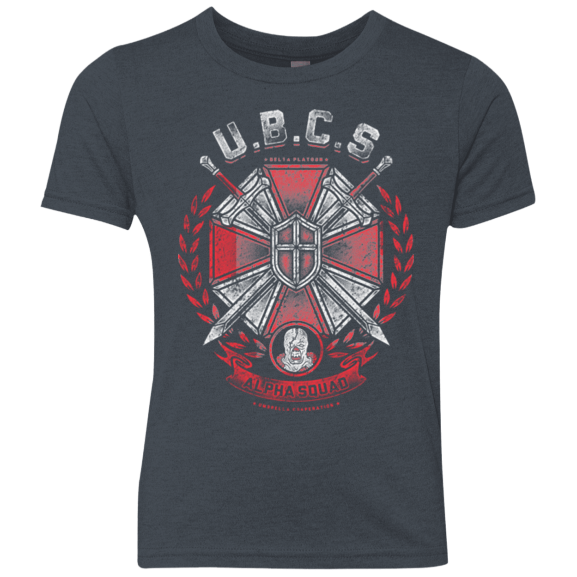 T-Shirts Vintage Navy / YXS ALPHA SQUAD Youth Triblend T-Shirt