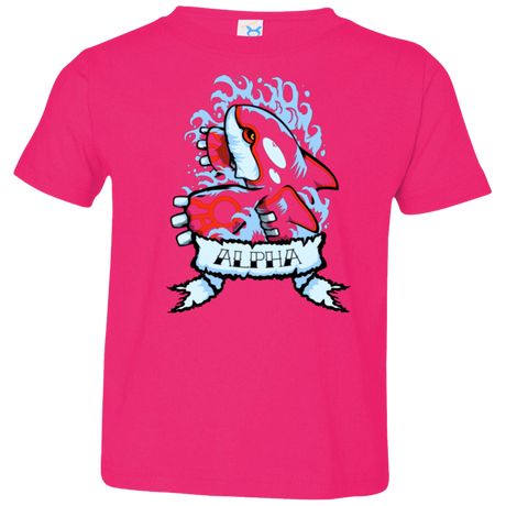 T-Shirts Hot Pink / 2T Alpha Toddler Premium T-Shirt