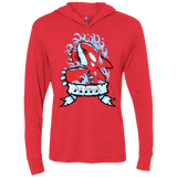 T-Shirts Vintage Red / X-Small Alpha Triblend Long Sleeve Hoodie Tee