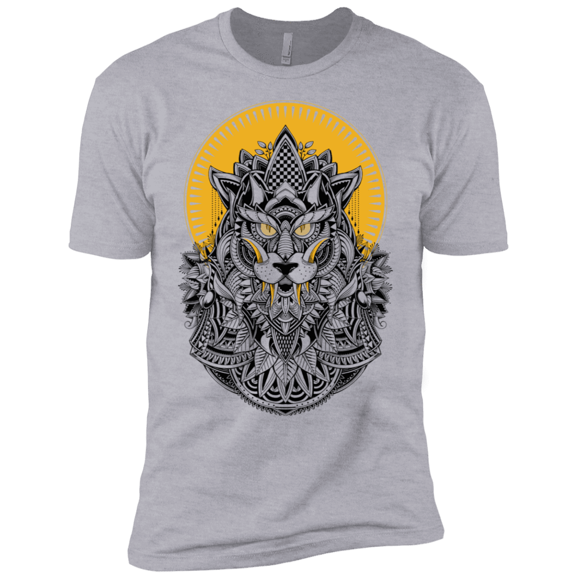 T-Shirts Heather Grey / YXS Alpha Wolf Boys Premium T-Shirt