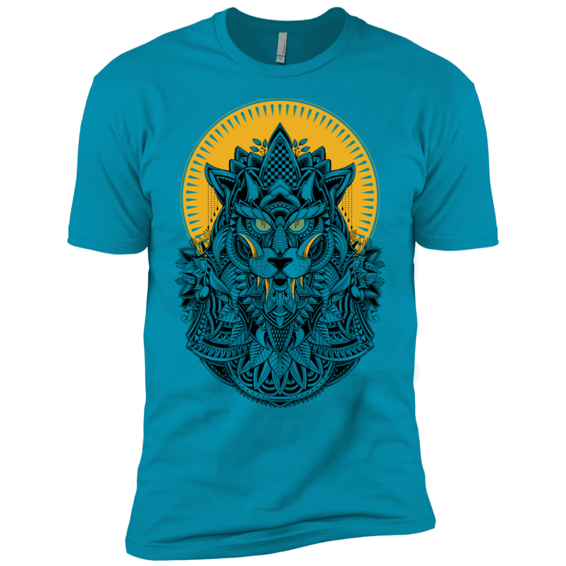 T-Shirts Turquoise / YXS Alpha Wolf Boys Premium T-Shirt