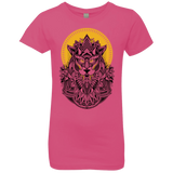 T-Shirts Hot Pink / YXS Alpha Wolf Girls Premium T-Shirt