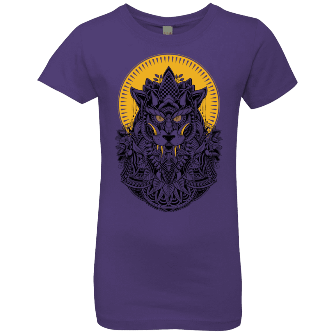 T-Shirts Purple Rush / YXS Alpha Wolf Girls Premium T-Shirt