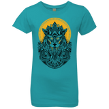 T-Shirts Tahiti Blue / YXS Alpha Wolf Girls Premium T-Shirt