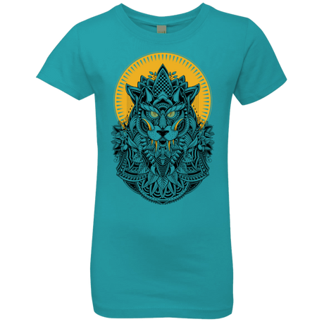 T-Shirts Tahiti Blue / YXS Alpha Wolf Girls Premium T-Shirt