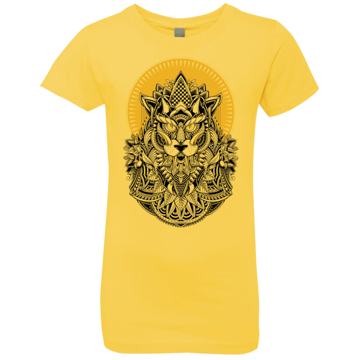 T-Shirts Vibrant Yellow / YXS Alpha Wolf Girls Premium T-Shirt