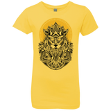 T-Shirts Vibrant Yellow / YXS Alpha Wolf Girls Premium T-Shirt