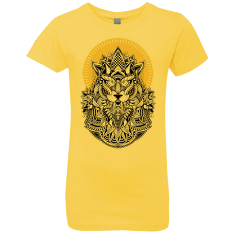 T-Shirts Vibrant Yellow / YXS Alpha Wolf Girls Premium T-Shirt