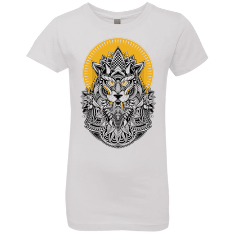 T-Shirts White / YXS Alpha Wolf Girls Premium T-Shirt