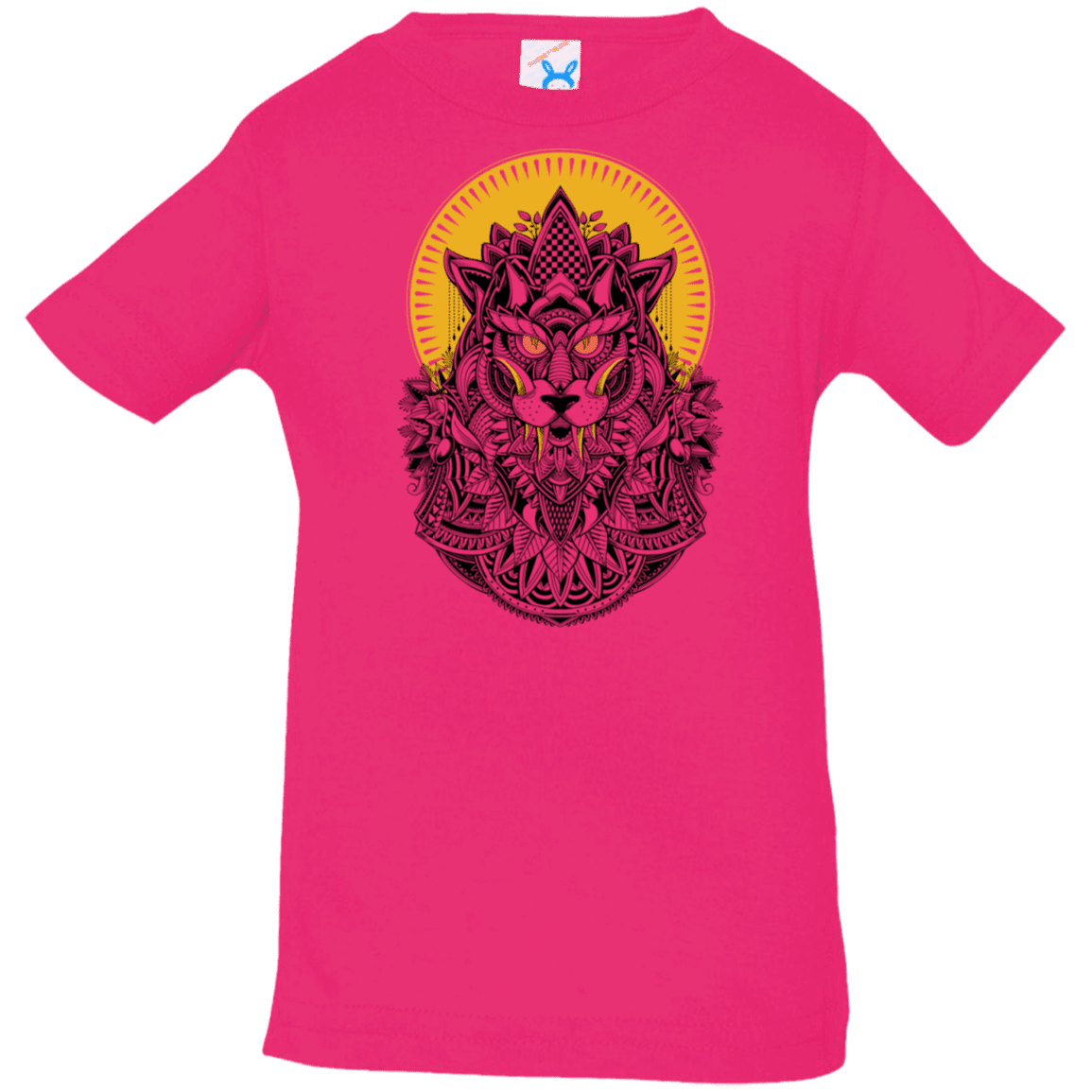 T-Shirts Hot Pink / 6 Months Alpha Wolf Infant Premium T-Shirt