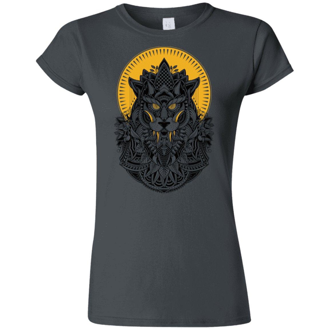 T-Shirts Charcoal / S Alpha Wolf Junior Slimmer-Fit T-Shirt