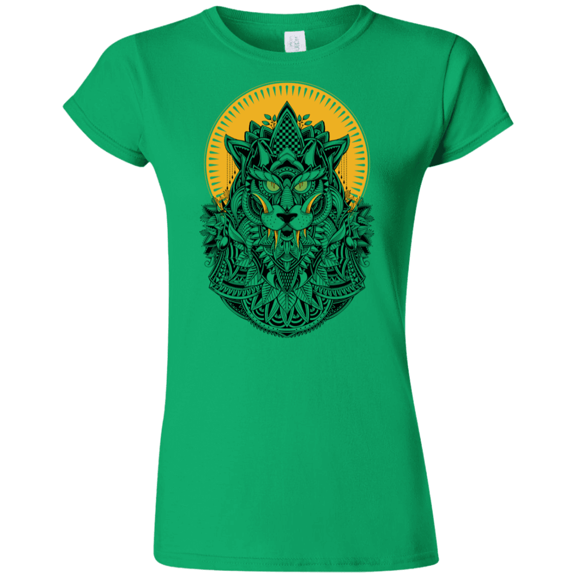 T-Shirts Irish Green / S Alpha Wolf Junior Slimmer-Fit T-Shirt