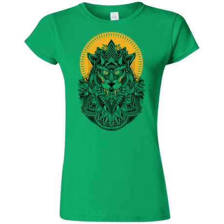T-Shirts Irish Green / S Alpha Wolf Junior Slimmer-Fit T-Shirt