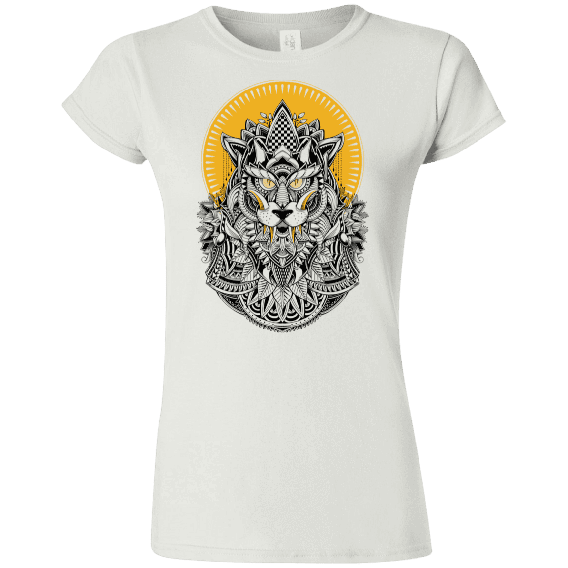 T-Shirts White / S Alpha Wolf Junior Slimmer-Fit T-Shirt
