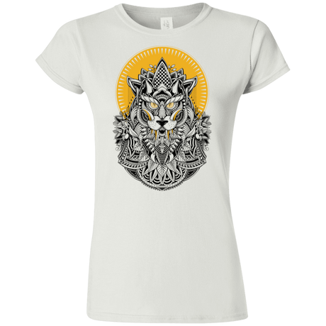 T-Shirts White / S Alpha Wolf Junior Slimmer-Fit T-Shirt