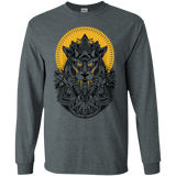 T-Shirts Dark Heather / S Alpha Wolf Men's Long Sleeve T-Shirt
