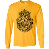 T-Shirts Gold / S Alpha Wolf Men's Long Sleeve T-Shirt