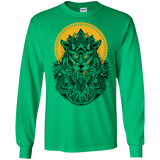 T-Shirts Irish Green / S Alpha Wolf Men's Long Sleeve T-Shirt
