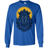 T-Shirts Royal / S Alpha Wolf Men's Long Sleeve T-Shirt