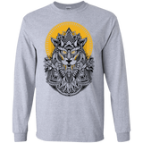 T-Shirts Sport Grey / S Alpha Wolf Men's Long Sleeve T-Shirt