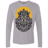T-Shirts Heather Grey / S Alpha Wolf Men's Premium Long Sleeve
